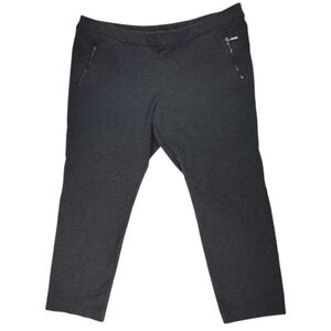 Lane Bryant Womens Womens Gray Sweatpants‎ With Zipper Pockets Size 18/22